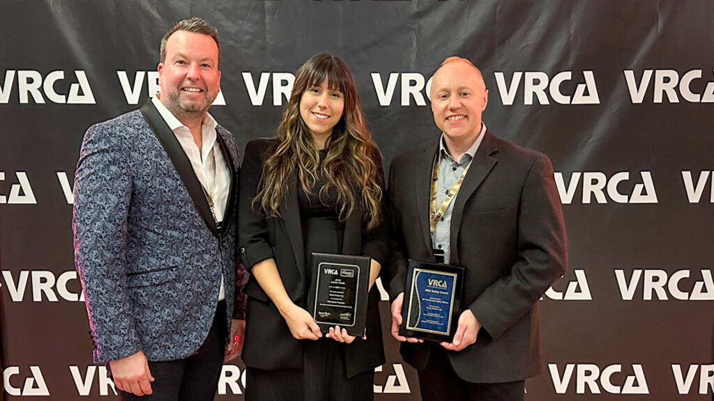 Houle received Safety Award and Judges' Award for the for our work on the Third Space Commons project at the 2024 VRCA Award of Excellence Gala 