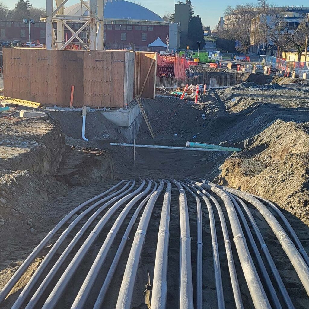 Freedom Mobile Arch Underground Electrical Conduit Work